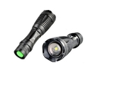 CREE XM-L T6 UltraFire Lm Fackel 1800 des Fokus-führte justierbare lauten Summens Taschenlampen-Fackellicht