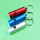 Gedruckt Logo Mini Led Schlüsselanhänger Light / Neuheit weiße LED Taschenlampe Schlüssel Kette mit Whisper