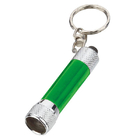 Werbegeschenke Mini Metall led Taschenlampe Schlüsselbund Kundenlogo Seide-Bildschirm-Drucklegung