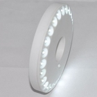 24 runde Lampe LED 0.5W im Freien weißes mehrfunktionales Hoch-leistungsfähiges tragbares Led kampierendes Licht