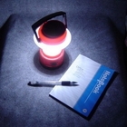 Kampierende Laterne der Sonnenkollektor-+ Lithium-Zellbatterie-LED, wieder aufladbare Dimmable tragbare LED Lampe 9leds 6lumen/led