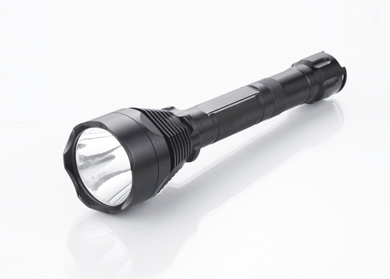 Taktische LED Taschenlampe 1300LM der klassischen Logo-Druckpolizei-mit Endstück-Bügel