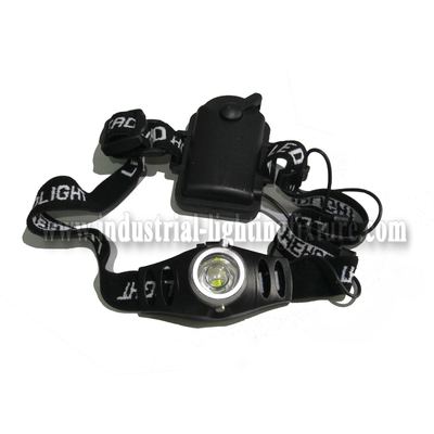 Wieder aufladbare LED Kopf-Fackel/Scheinwerfer 3 Watt-für Polizei, LED-Hauptlicht