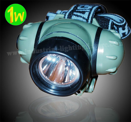 Kopf-Fackel der 1 Watt-hohen Leistung LED, Creewieder aufladbare Hauptfackel 14000MCD