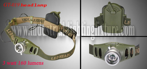 CREE 3w Leistungs-nachladbare geführte Scheinwerfer-Taschenlampe mit einem 160 Lumen-Ausgang