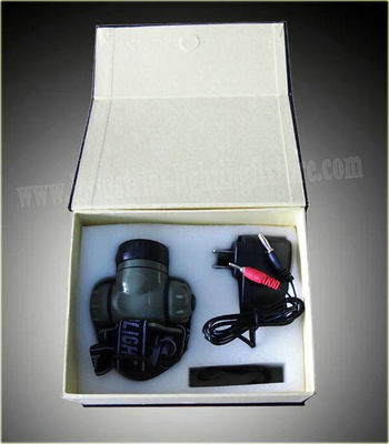 Wieder aufladbarer LED Scheinwerfer stoßsicheres 14000MCD, wetterfeste LED Headtorch 1 Watt-