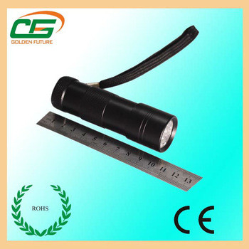 Fackel-Taschenlampe des Aluminium-LED mit 12pcs weiße LED, Taschenlampe AAA LED