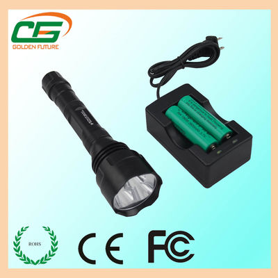 Cree T6 der LED-Fackel-Taschenlampen-führte wieder aufladbarer hohen Leistung Taschenlampe