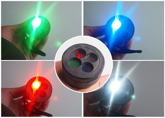 4 Farbestarke 170 lm CREE LED Taschenlampe im Freien mit 3 Betriebsartenschalter