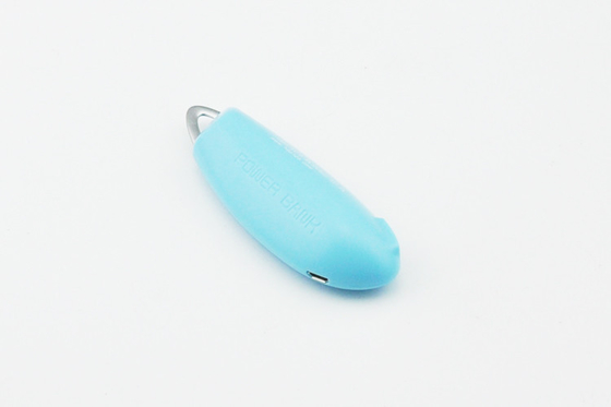 Taschenlampenberufsenergiebank externes keychain Miniblau, grün