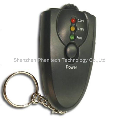 Keychain-Breathalyzer-Digital-Atem-Alkohol-Prüfvorrichtung mit Fackel-Funktion