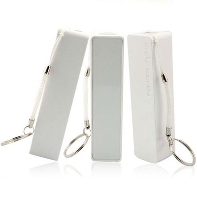 Ladestation des weißen Handy-2600mAh, tragbares Energie-Bank Keychain-Ladegerät
