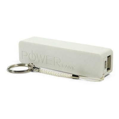 Ladestation des weißen Handy-2600mAh, tragbares Energie-Bank Keychain-Ladegerät