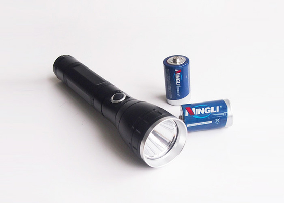 Aluminiumlegierungs-Polizei Cree des Notfall5w führte Fackel mit 2 * d-Batterie