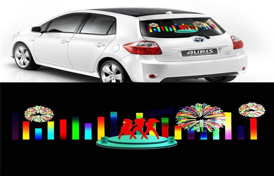 Auto-Musik-Rhythmus-Lampe, Plakat EL-Auto-Aufkleber mit Leistungsaufnahme der geringen Energie annoncierend
