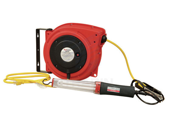 Einzigartiger Sockel-Verschluss-elektrische Kabeltrommel 50" mit Leuchtstofflampe 11W