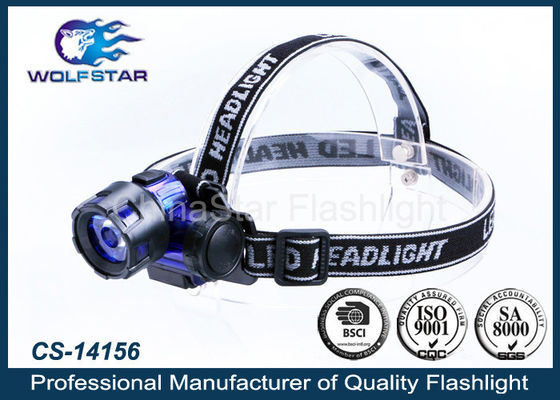 Kopf-Fackel hoher Leistung LED 3W LED PMMA LEN mit 3 Batterien x AAA